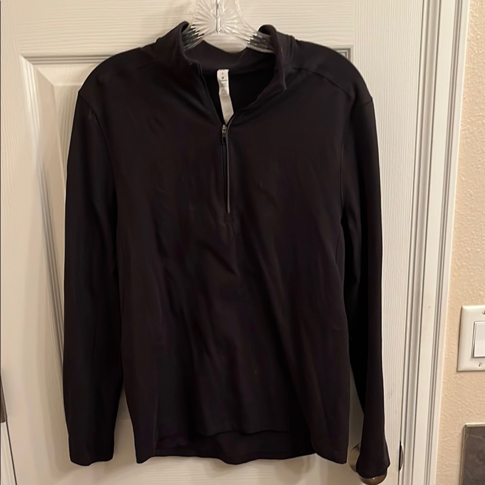 Lululemon Athletica Black Zip Up Sweater